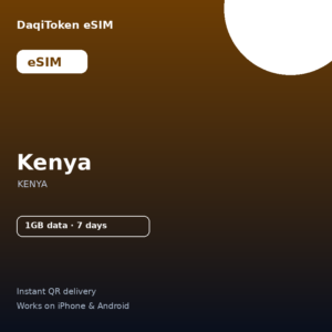 肯尼亚 eSIM - 1GB / 7 天