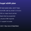 葡萄牙 eSIM - 1GB / 7 天