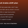 沙特阿拉伯 eSIM - 1GB / 7 天