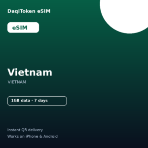 越南 eSIM - 1GB / 7 天